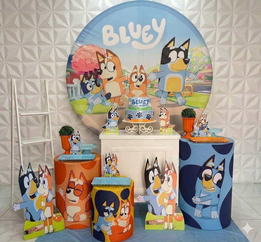 Bluey Ouro  - GabiSantosDecor