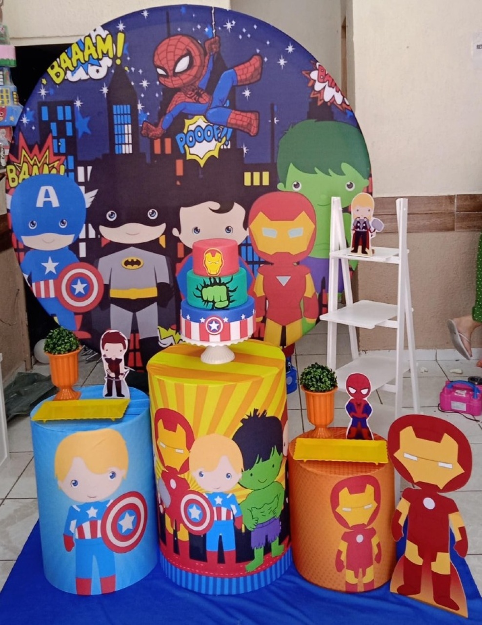 Vingadores Cut Prata - GabiSantosDecor