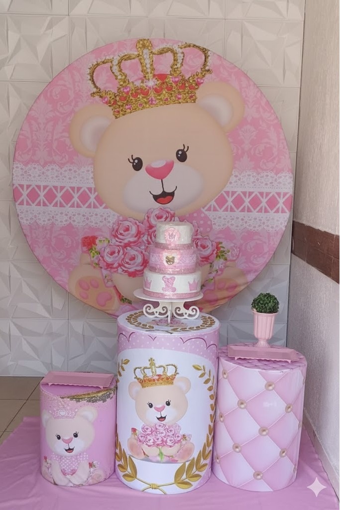 Ursa Princesa 2 Bronze  - GabiSantosDecor
