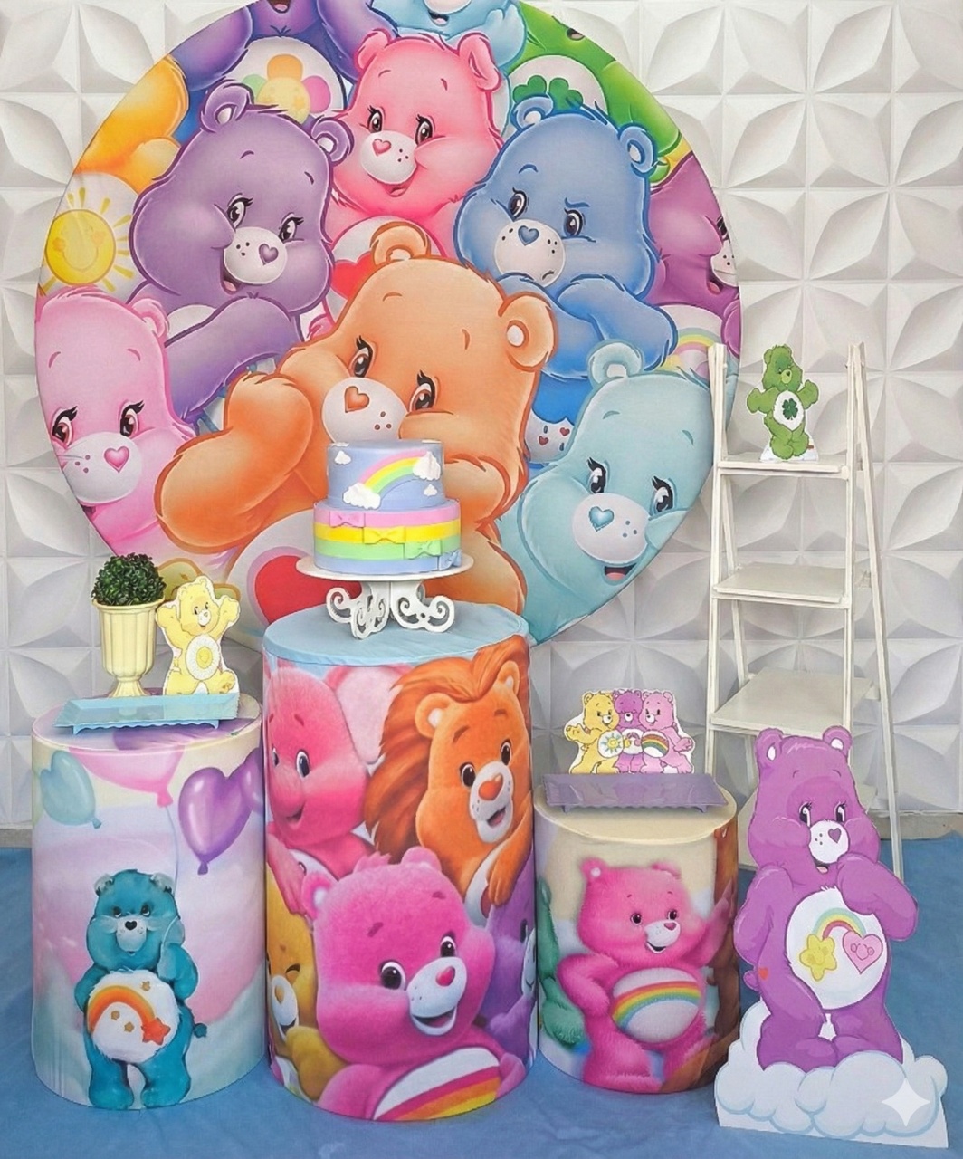 Ursinhos Carinhosos Prata  - GabiSantosDecor