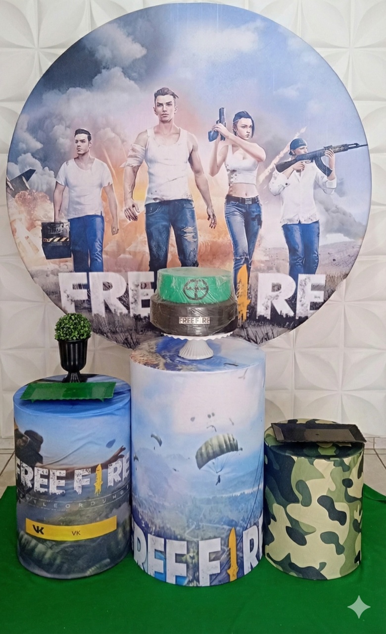 Free Fire Bronze  - GabiSantosDecor