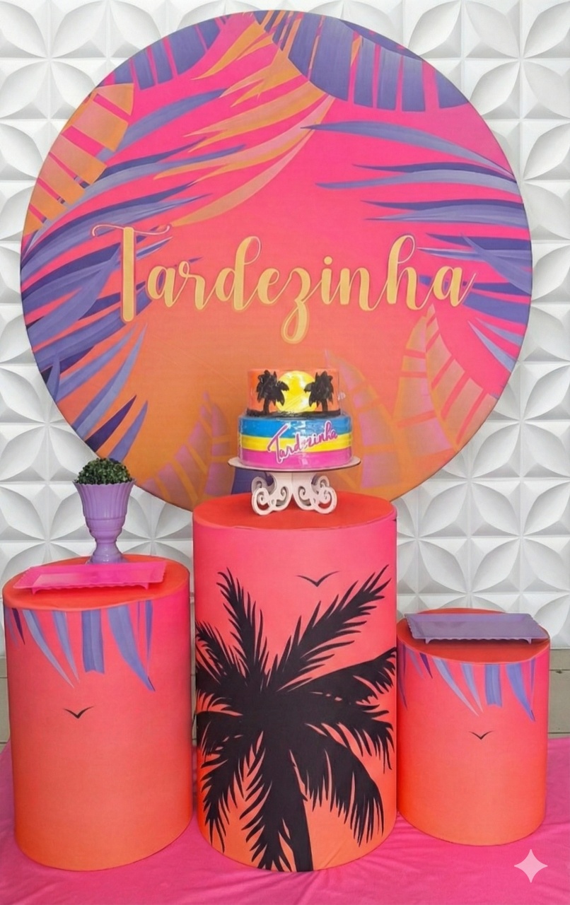 Tardezinha Lilás Bronze  - GabiSantosDecor