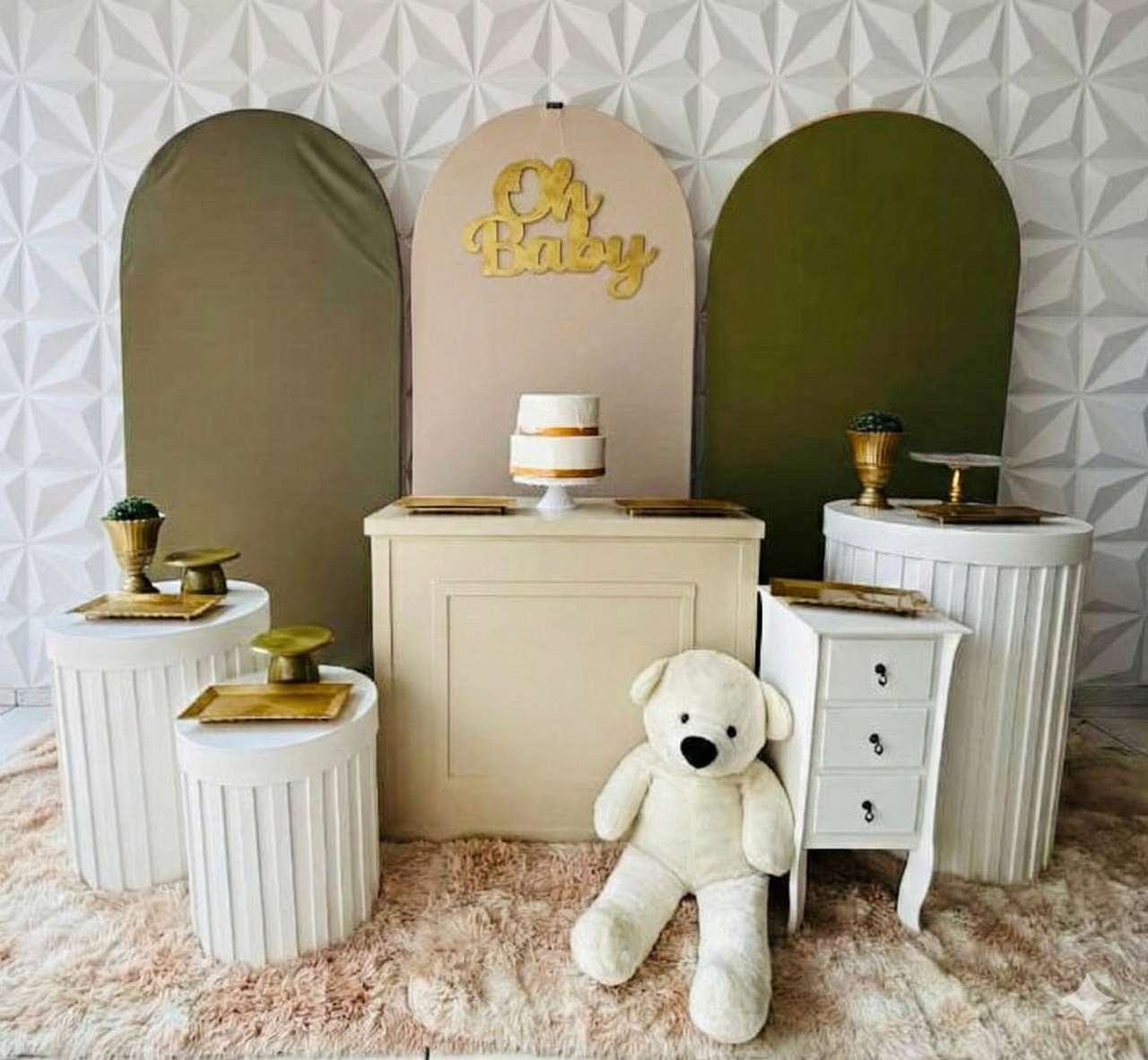 Chá de Bebê Verde - GabiSantosDecor