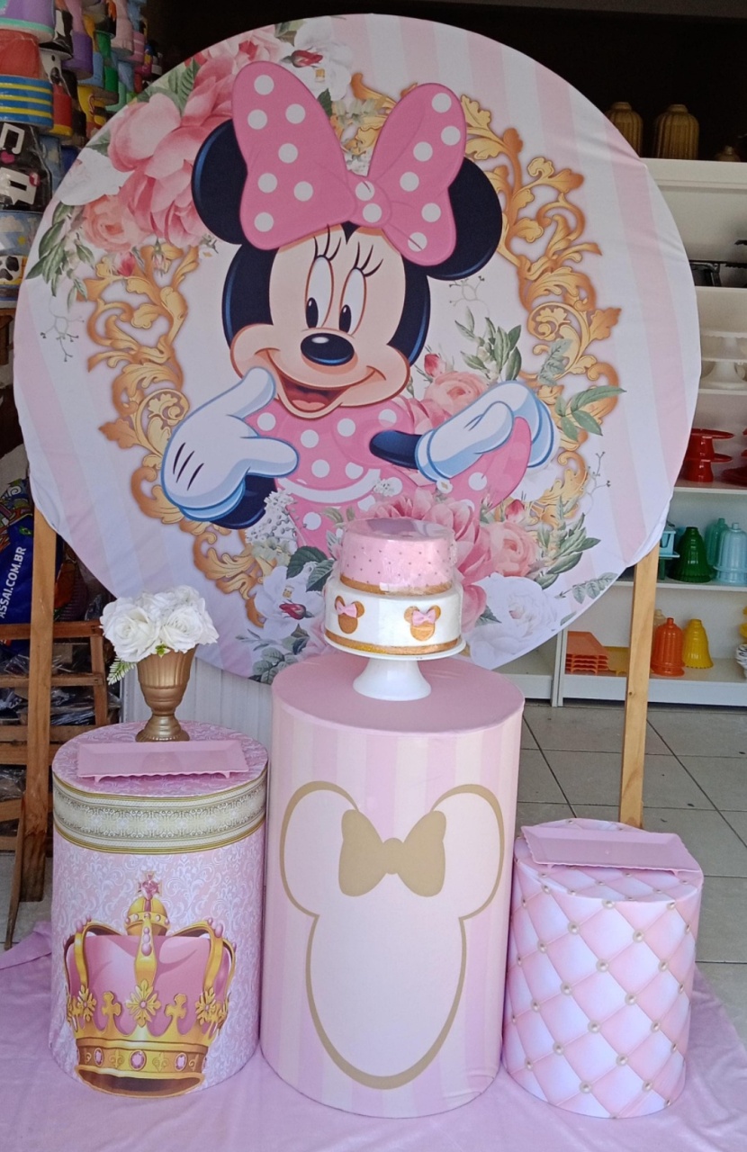 Minnie Rosa 1 Bronze  - GabiSantosDecor