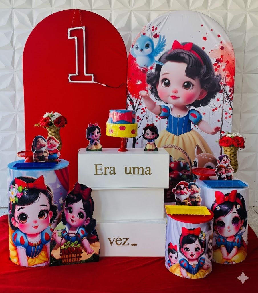 Composição branca de neve cut