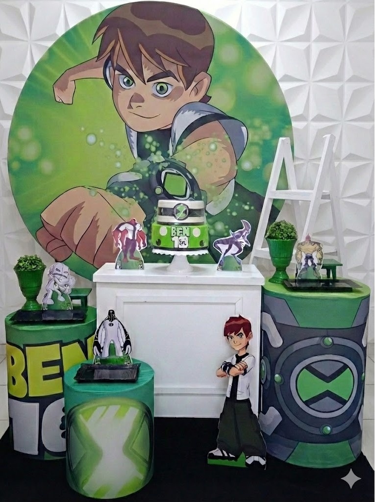 Ben 10 Ouro - GabiSantosDecor