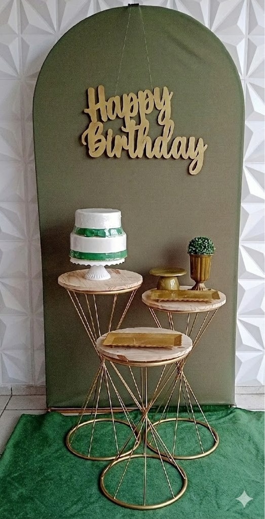 Romano Verde Mesa Cinturinha  - GabiSantosDecor