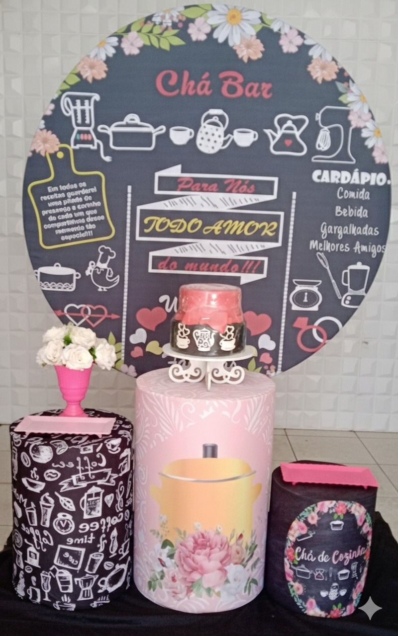 Chá Bar Bronze  - GabiSantosDecor
