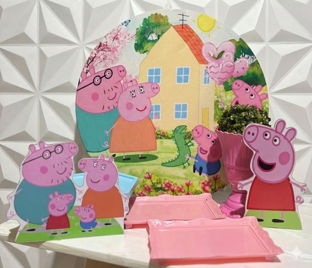 Peppa Pig Mesa - GabiSantosDecor