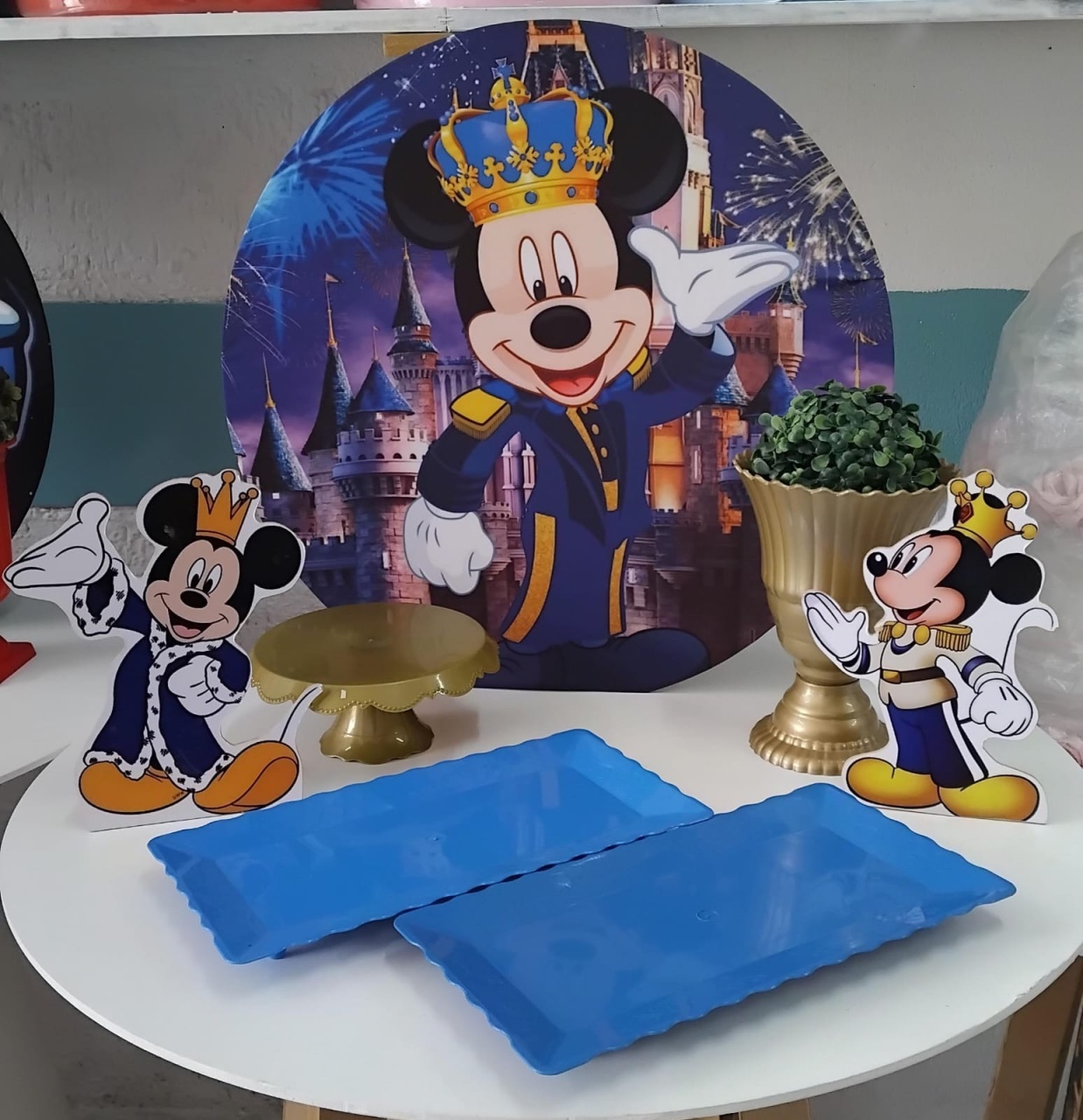 Kit Mesa Mickey Realeza  - GabiSantosDecor