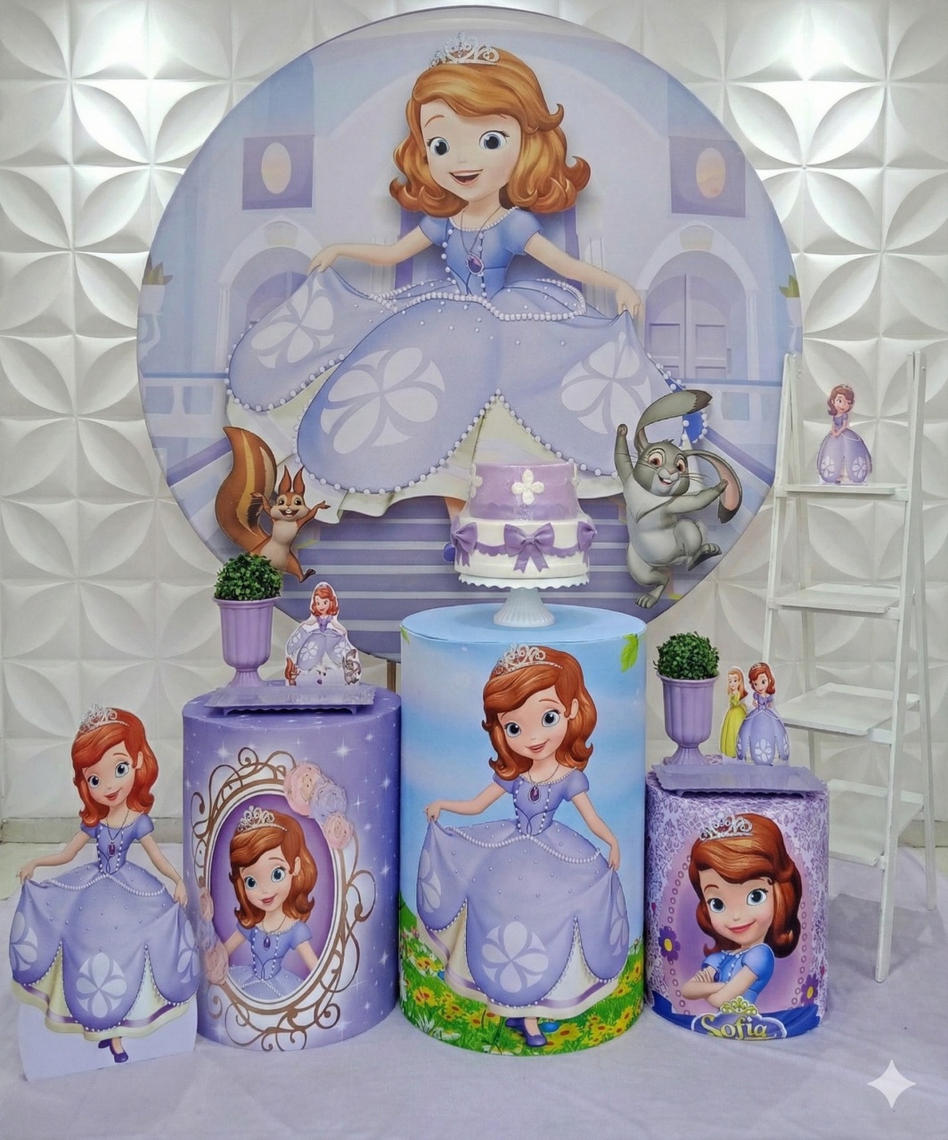 Princesa Sofia Prata - GabiSantosDecor