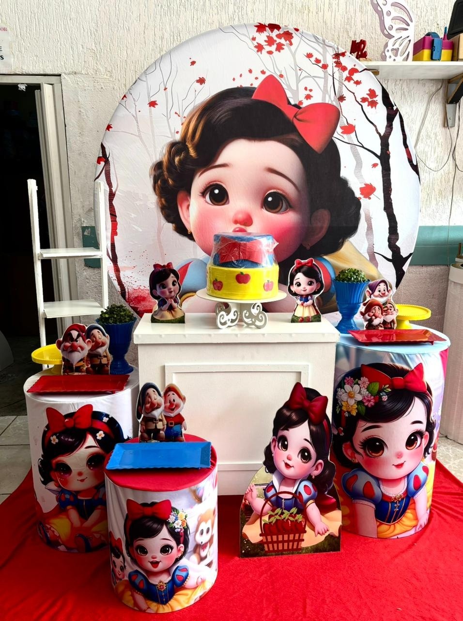 Branca de Neve Cut Ouro - GabiSantosDecor