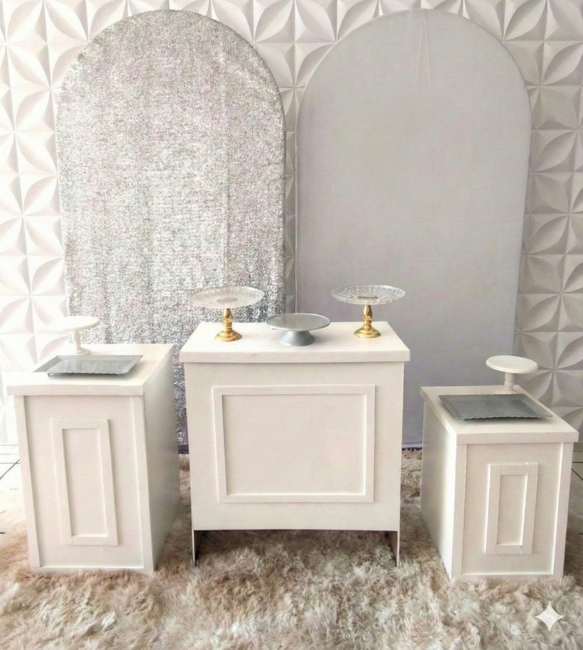 Branco Prata  - GabiSantosDecor