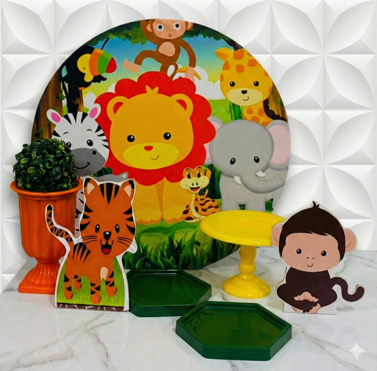 Kit Mesa Safari - GabiSantosDecor