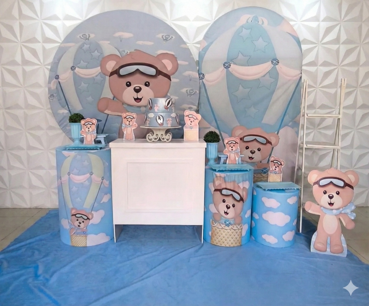 Urso Baloeiro Luxo  - GabiSantosDecor