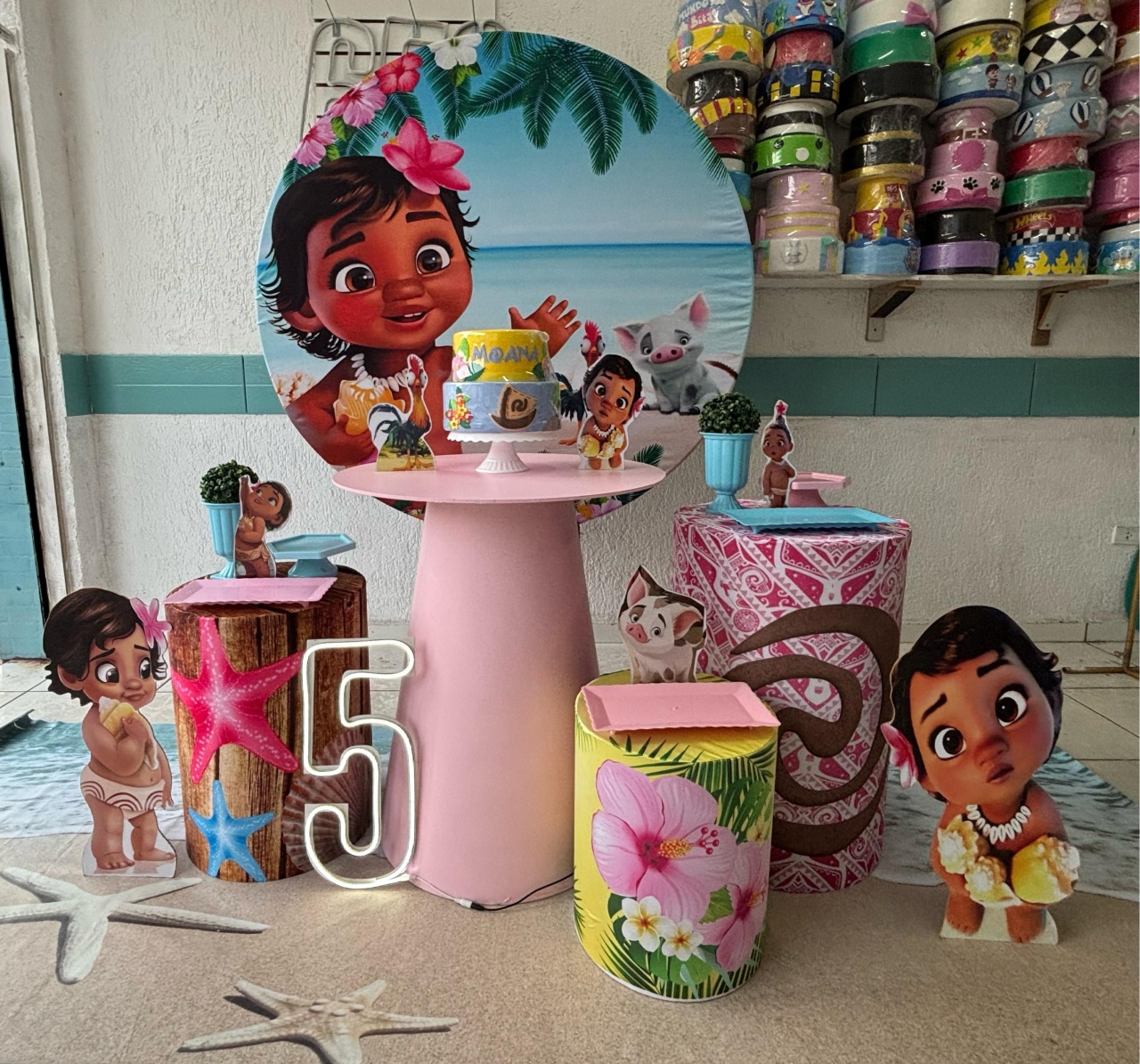 Decoração Moana - GabiSantosDecor