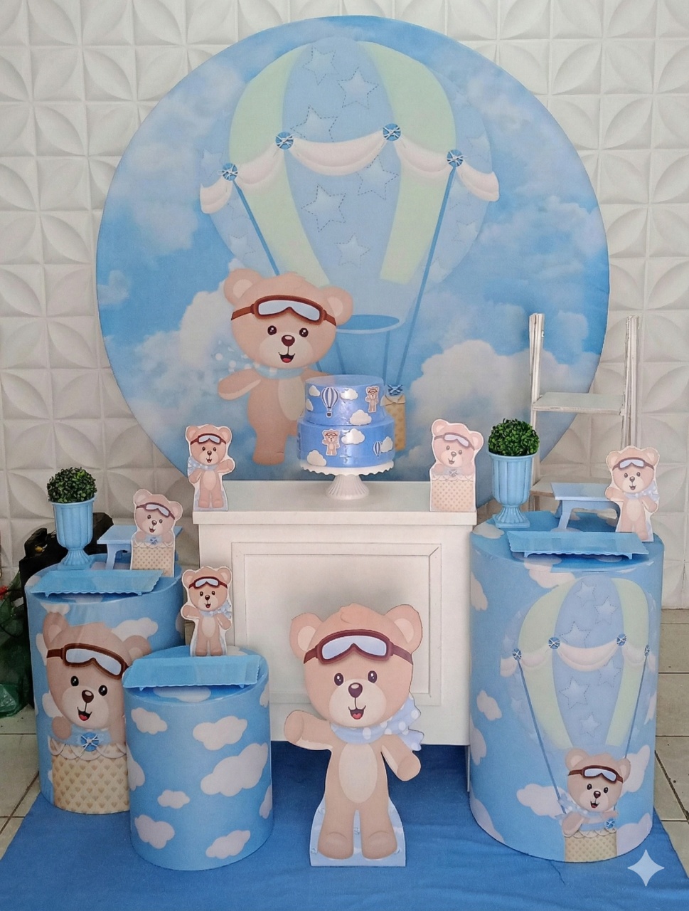 Urso Baloeiro Ouro  - GabiSantosDecor