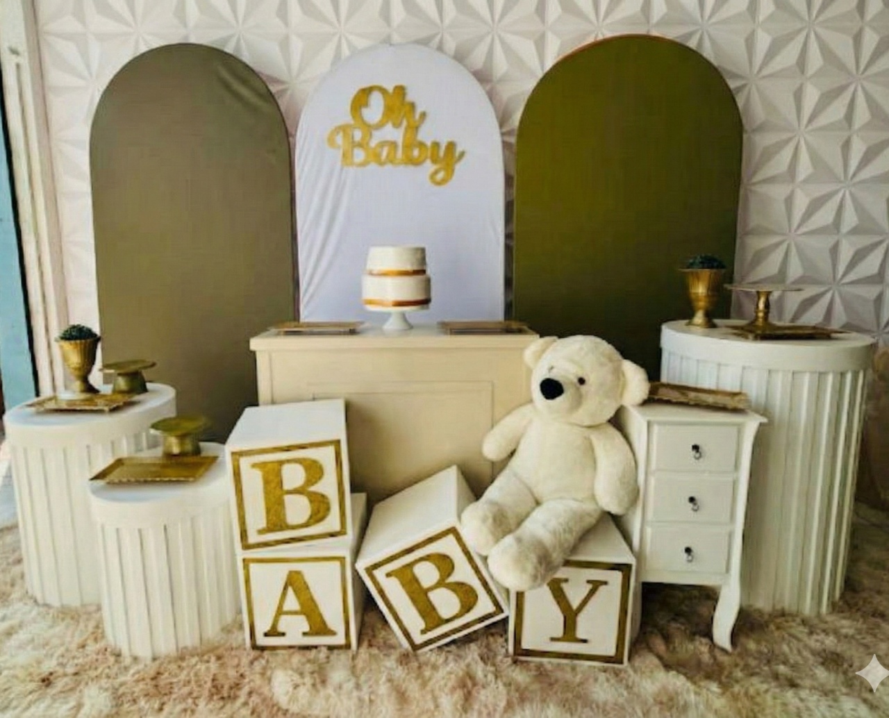 Chá de Bebê Verde - GabiSantosDecor