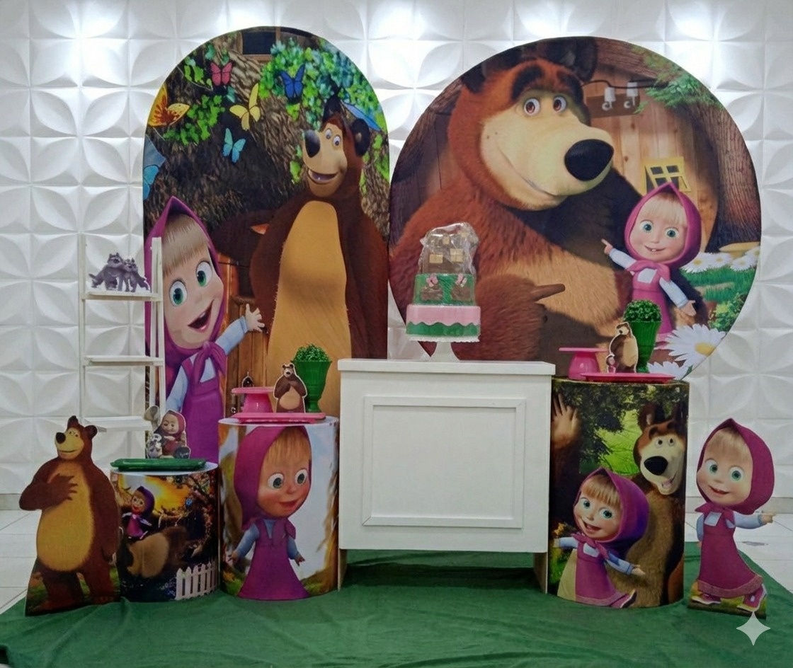 Marsha E O Urso Luxo - GabiSantosDecor