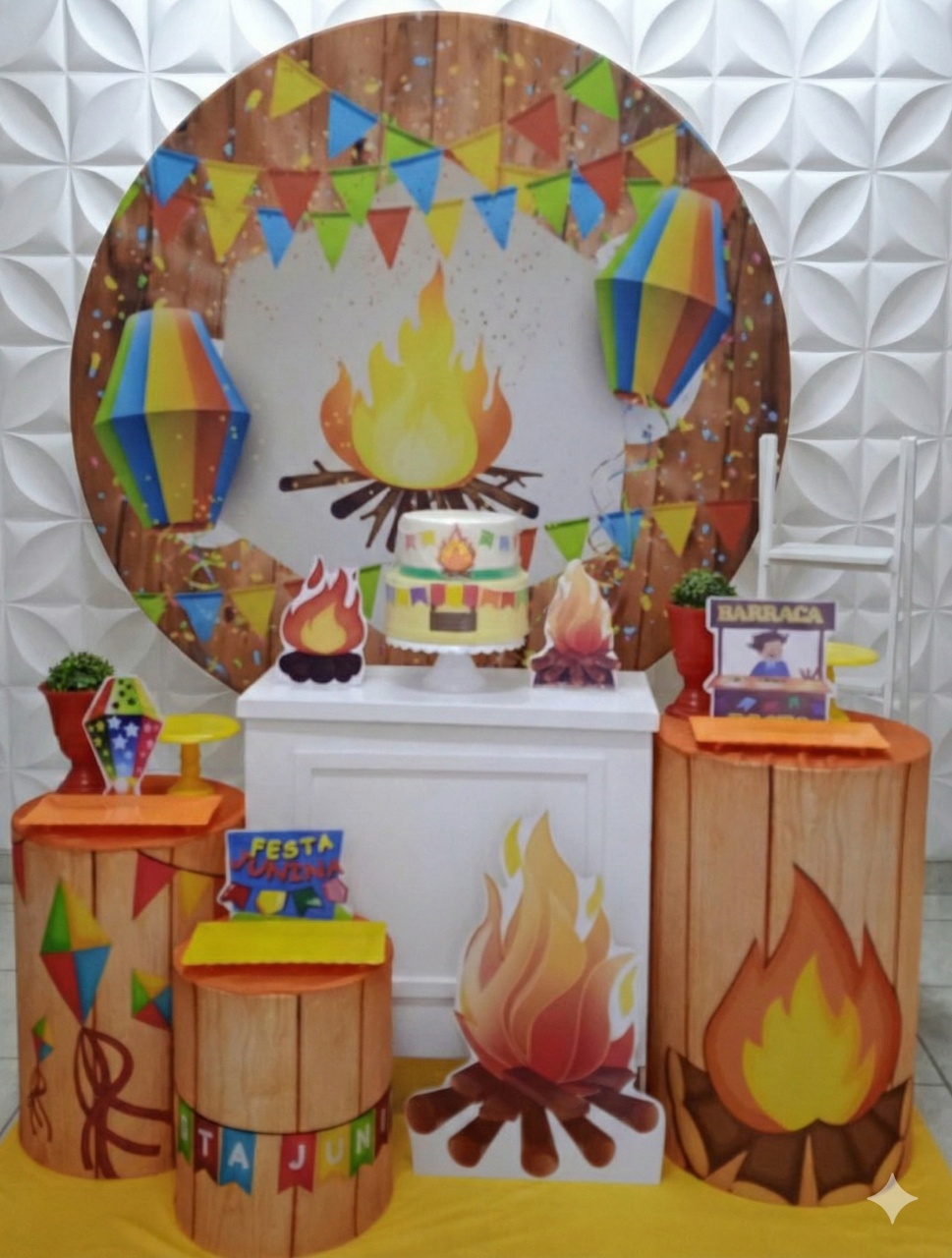 Festa Junina Ouro - GabiSantosDecor