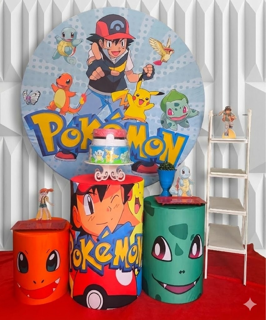 Pokémon Prata  - GabiSantosDecor