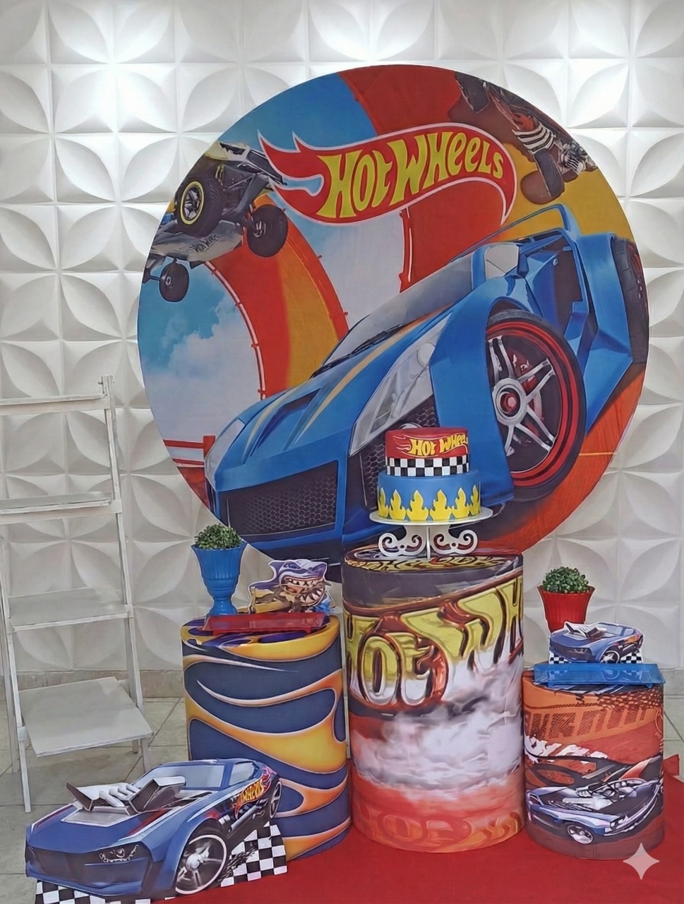 Hotwheels Prata  - GabiSantosDecor