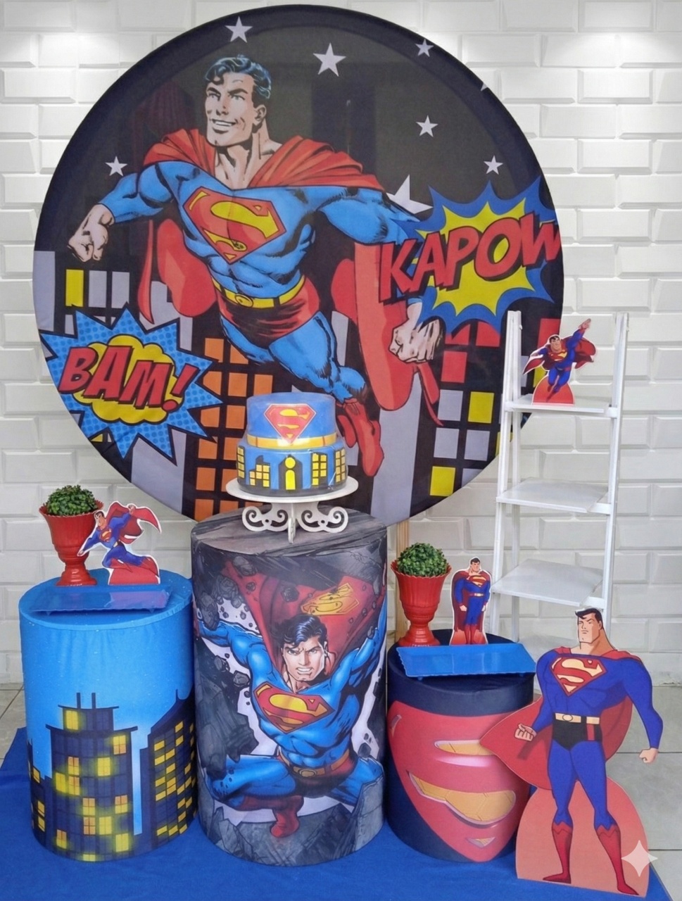 Superman Prata - GabiSantosDecor