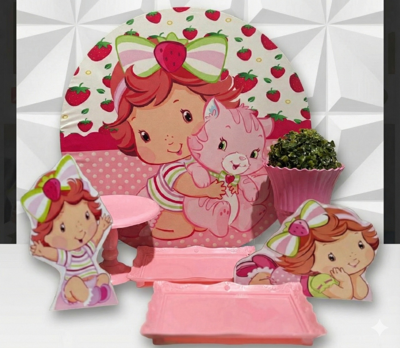 Kit Mesa Moranguinho  - GabiSantosDecor
