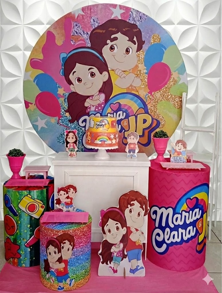 Maria Clara E Jp Rosa Ouro  - GabiSantosDecor