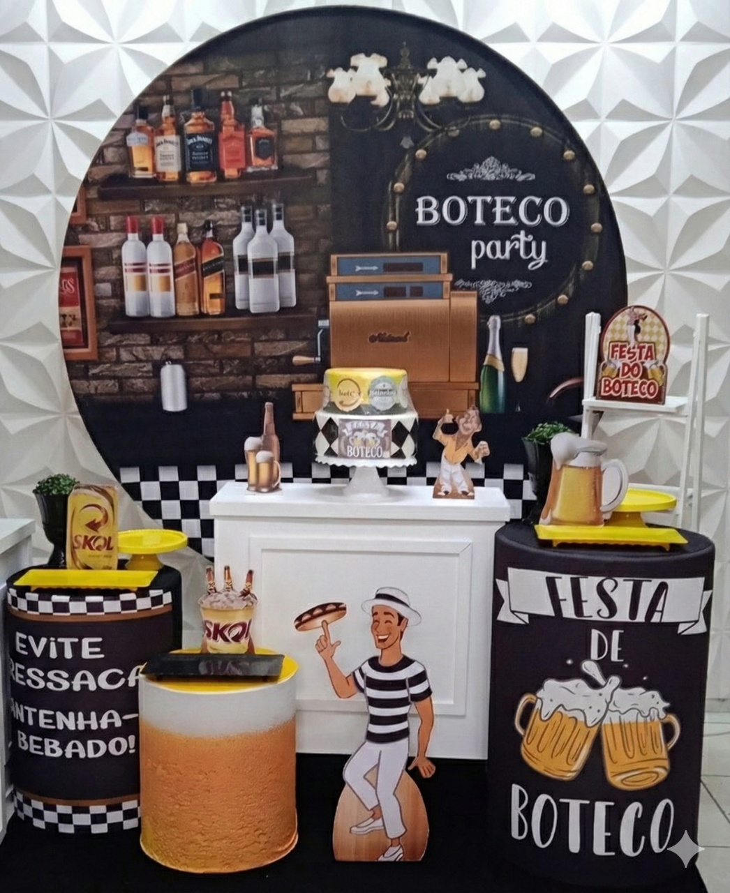 Boteco Preto Ouro  - GabiSantosDecor