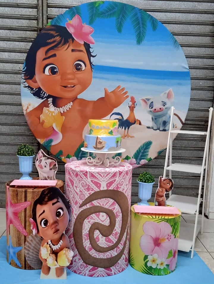 Moana Baby Prata  - GabiSantosDecor