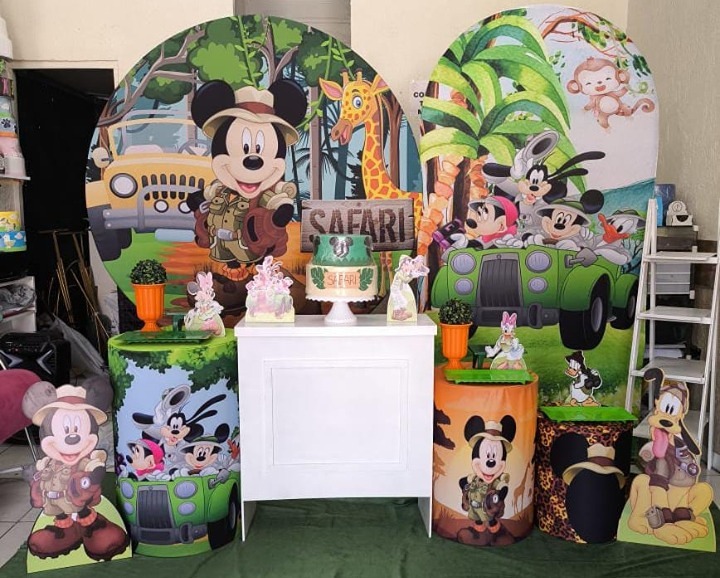 Mickey Safari Luxo  - GabiSantosDecor