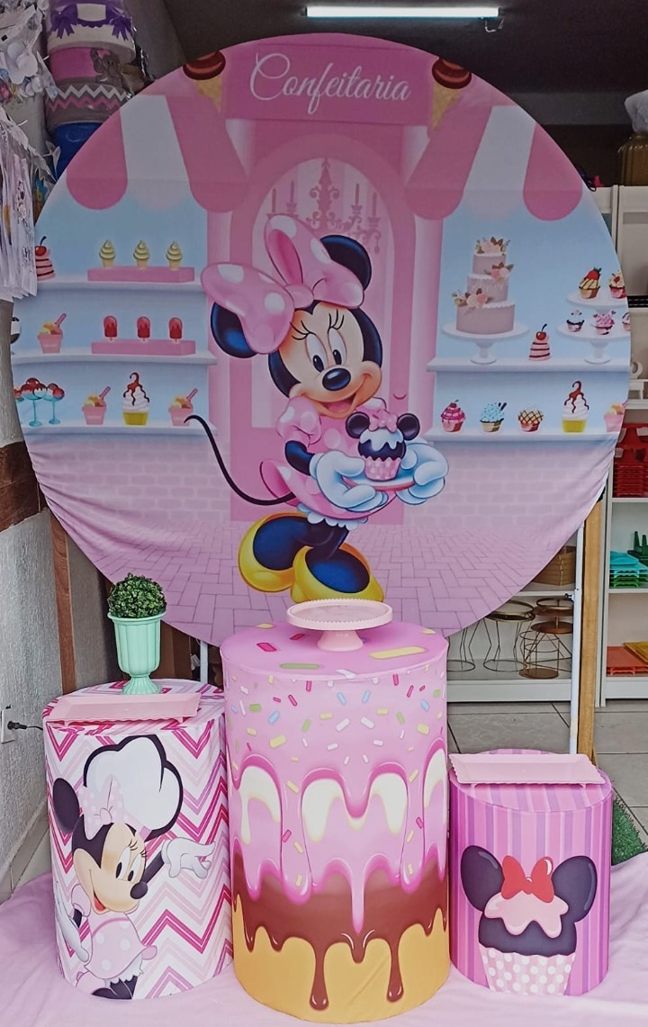 Minnie Confeiteira Bronze  - GabiSantosDecor