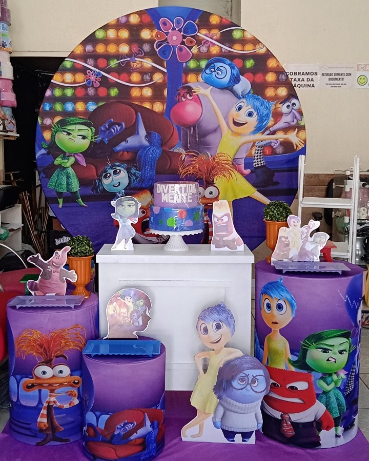 Divertidamente 2 Ouro  - GabiSantosDecor
