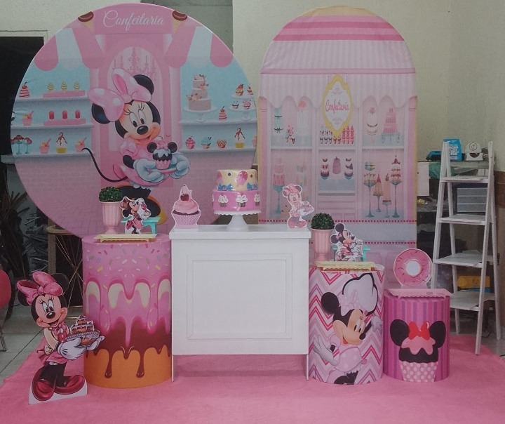 Minnie Confeiteira Luxo  - GabiSantosDecor