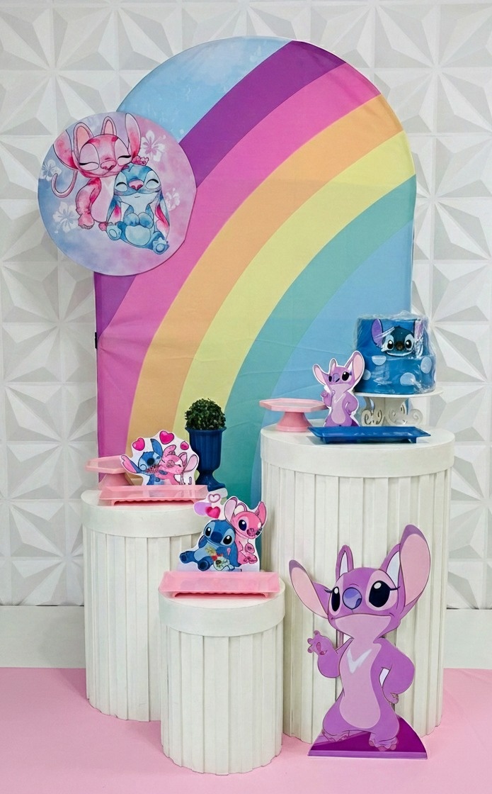 Stitch E Angel Ripado 2 - GabiSantosDecor
