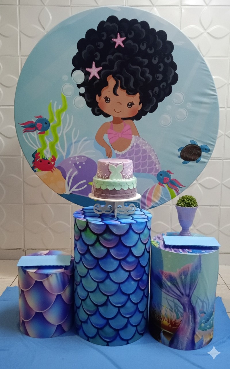 Sereia Negra Bronze  - GabiSantosDecor