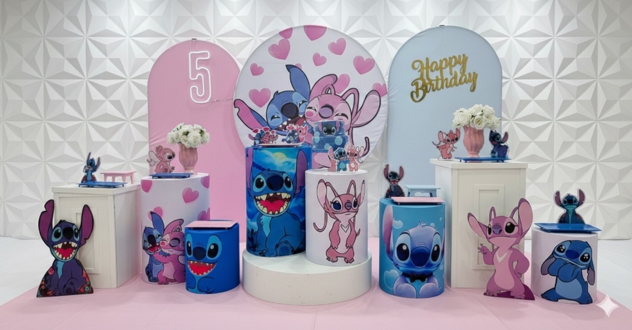 Composição Stitch e angel 1