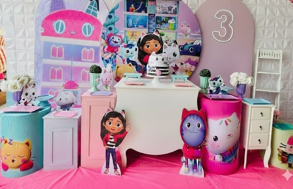 Composição Casa mágica da Gabby