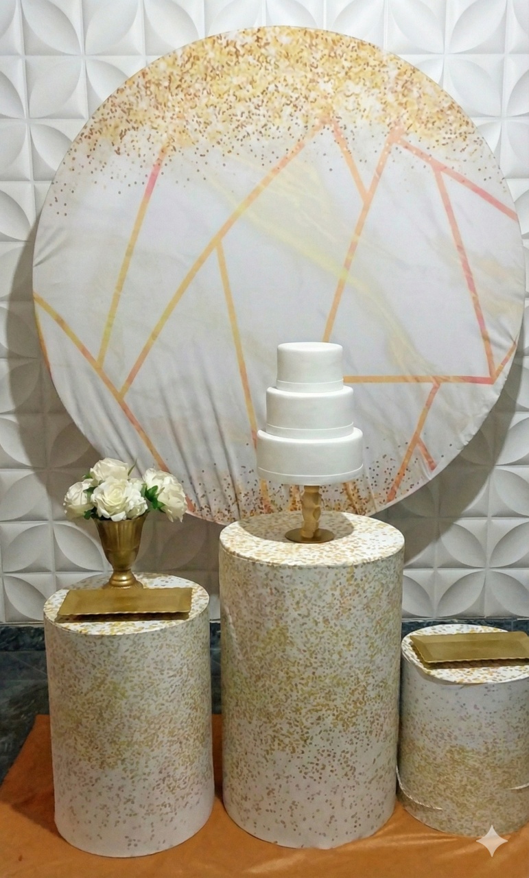 Branco Dourado 2 Bronze  - GabiSantosDecor