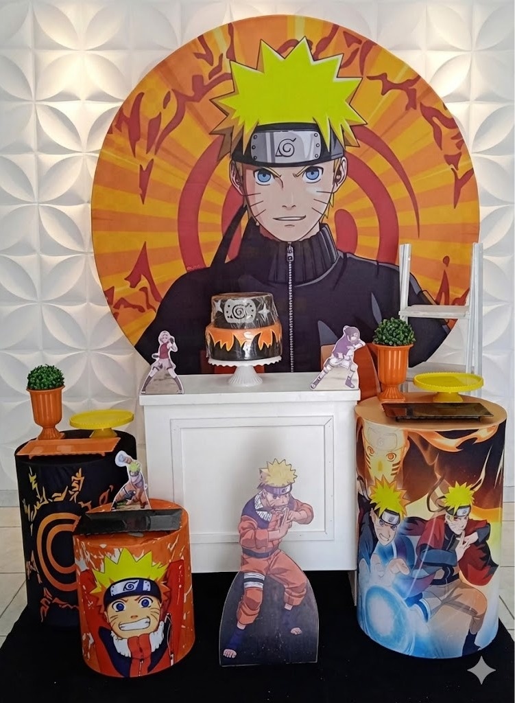 Naruto Laranja Ouro  - GabiSantosDecor