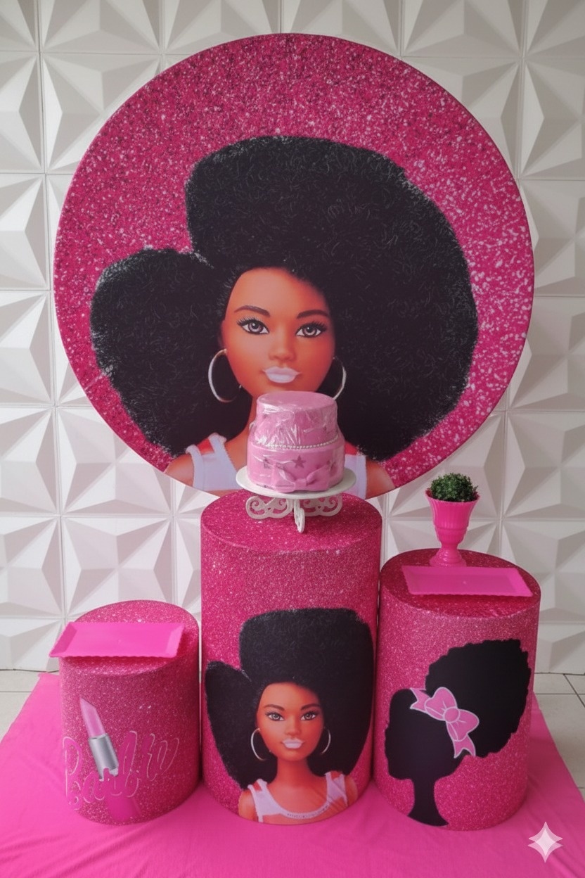 Barbie Negra Bronze - GabiSantosDecor