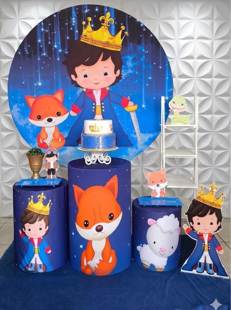 Pequeno Príncipe Moreno Prata  - GabiSantosDecor