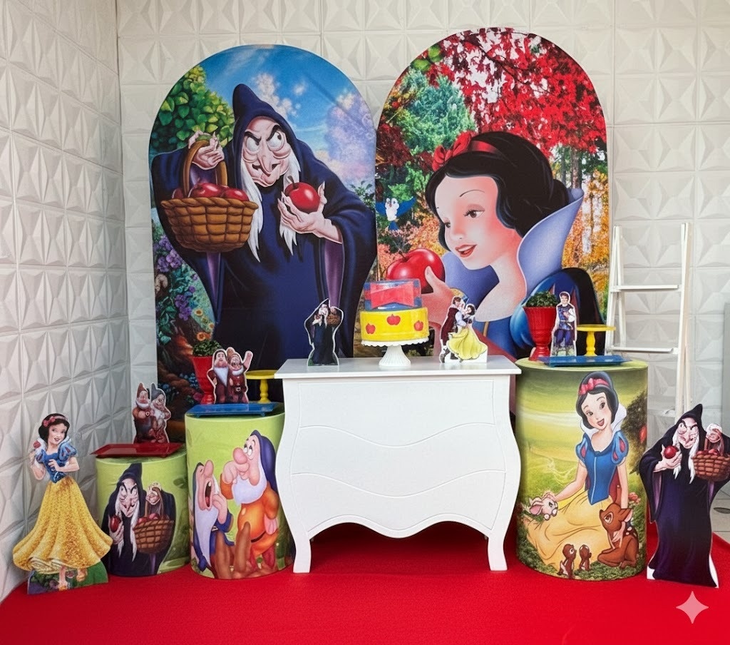 Branca de Neve Luxo - GabiSantosDecor