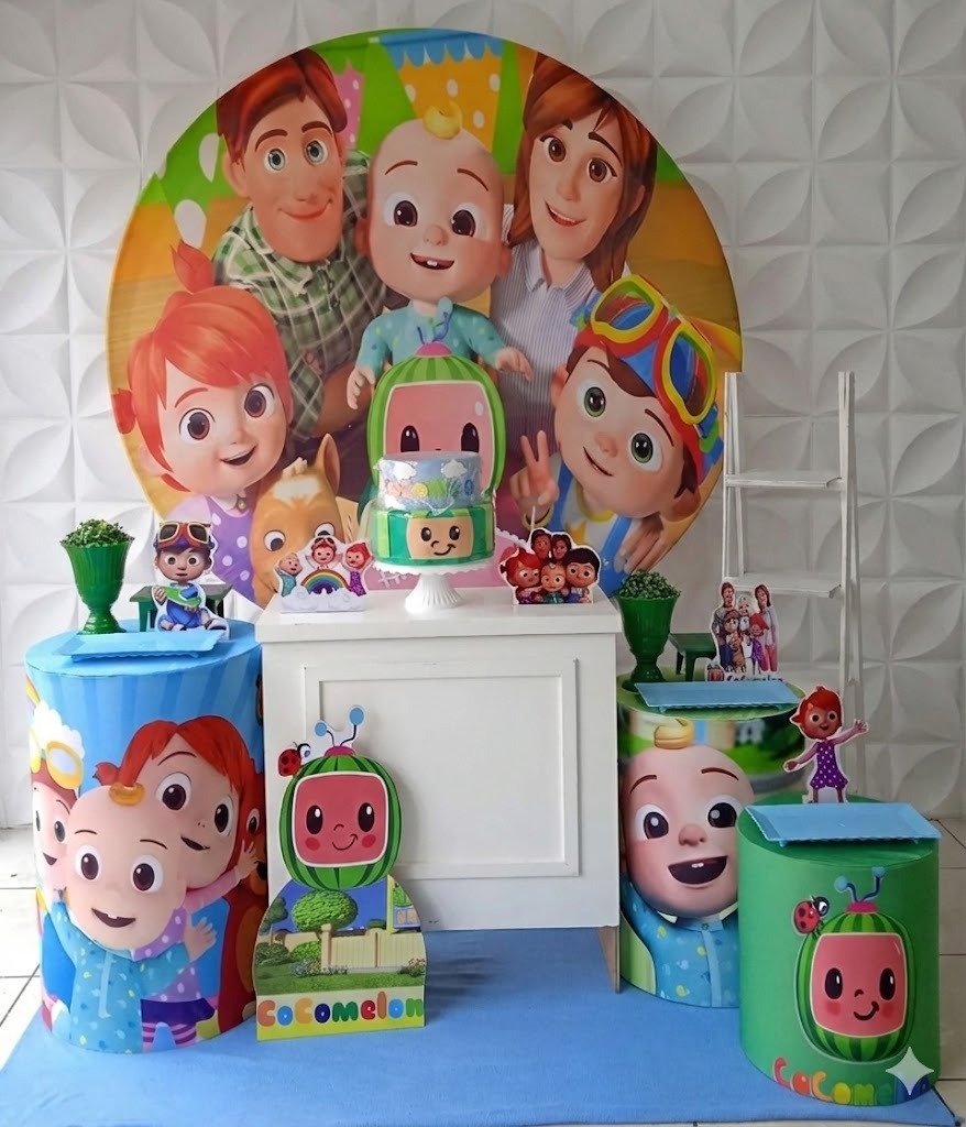 Cocomelon Ouro  - GabiSantosDecor