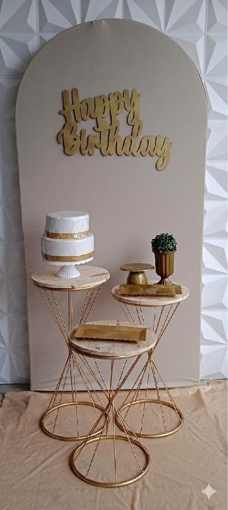 Romano Bege Mesa Cinturinha  - GabiSantosDecor