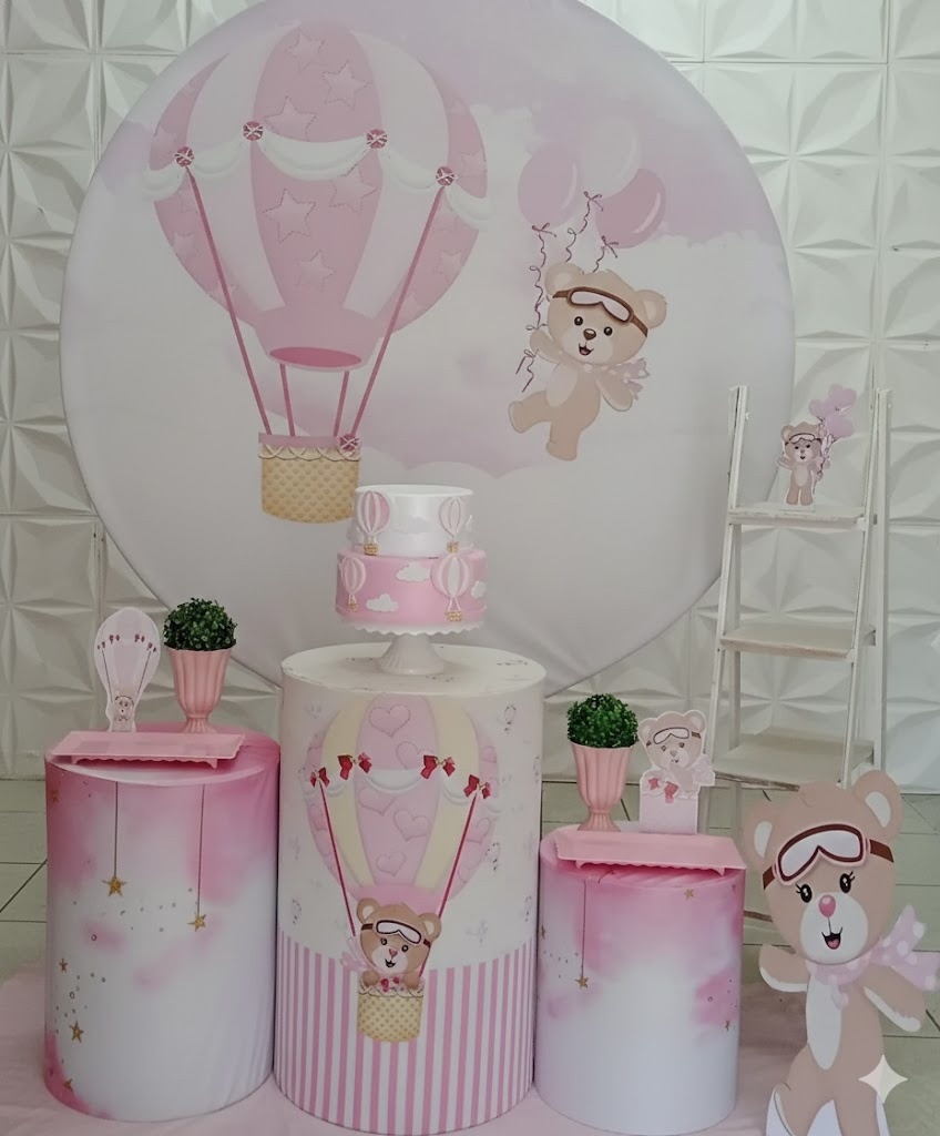 Ursa Baloeira Prata - GabiSantosDecor
