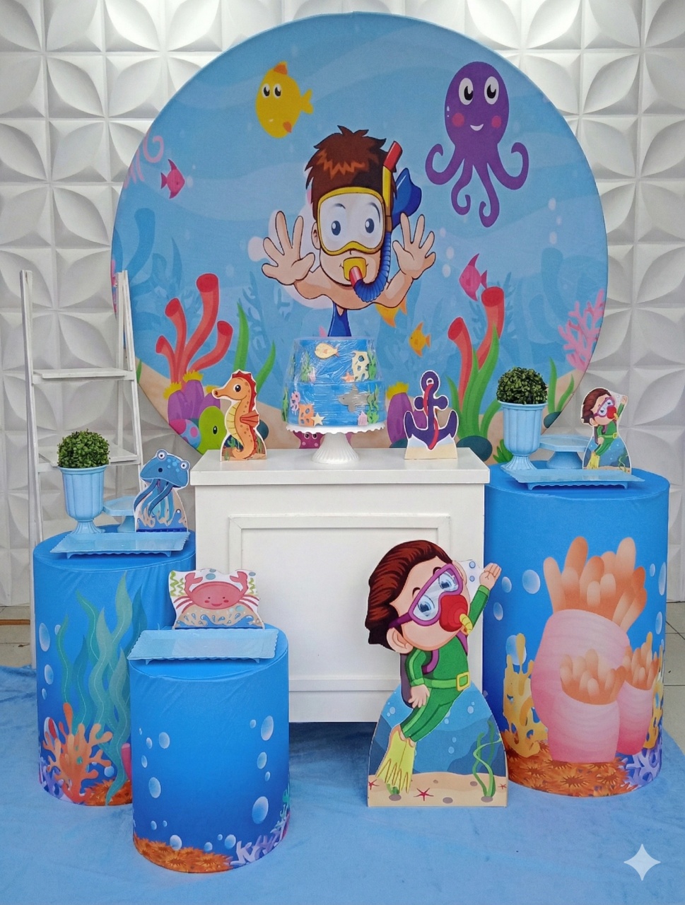 Fundo Do Mar Ouro  - GabiSantosDecor