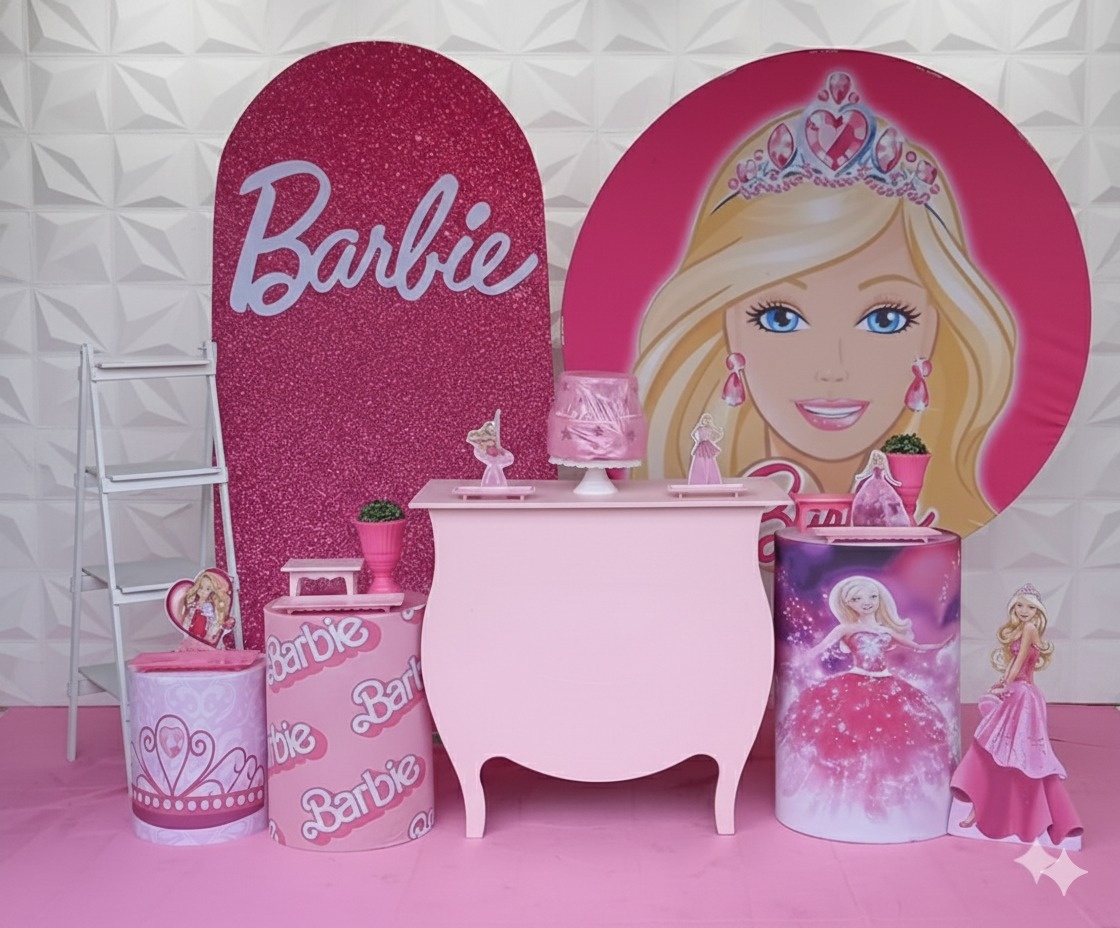 Barbie Loira Luxo - GabiSantosDecor