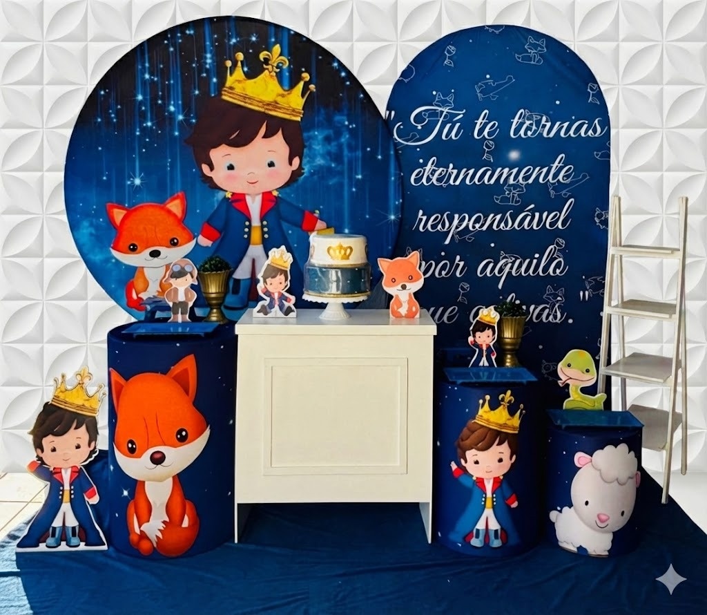 Pequeno Principe Moreno Luxo - GabiSantosDecor